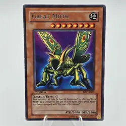 Great Moth MRD-E070 1st Edition Rare VLP Yu-Gi-Oh! TCG Metal Raiders - Image 1