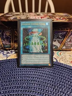 Yu-Gi-Oh! "Harmonic Synchro Fusion" MZMI-EN035 - Ultra Rare 1st Ed NM - Image 1