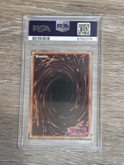 2010-2017 YU-GI-OH! METAL RAIDERS REPRINT 129 SEVEN TOOLS OF THE BANDIT PSA 9 - Image 3