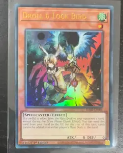 Yu-Gi-Oh! TCG DROLL & LOCK BIRD 25th Rarity Collection II 1st Edition RARE - Image 1