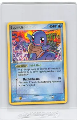 Squirtle 64/100 - NONHOLO - COMMON - Crystal Guardians - 2006 Pokemon Card NM/LP - Image 1