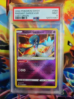 Pokemon Radiant Gardevoir Lost Origin #069 Graded Card PSA 9 - Image 1