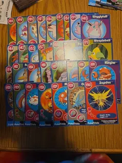 Lot of 1999 Pokemon Poketrivia Promo Cards Mewtwostrikes Back The First Movie - Image 1