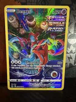 Pokemon Deoxys TCG Full Art Ultra Rare Holo Card GG12/GG70 Crown Zenith NM Cond - Image 1