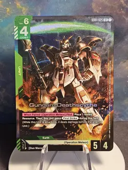 Gundam Card Game Newtype Rising Gundam Deathscythe GD01-025 LR Holo Foil - Image 1