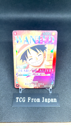 Monkey D Luffy WANTED ST01-012 SR Mighty Enemies ONE PIECE Card Game Japanese NM - Image 2