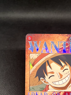Monkey D Luffy WANTED ST01-012 SR Mighty Enemies ONE PIECE Card Game Japanese NM - Image 3