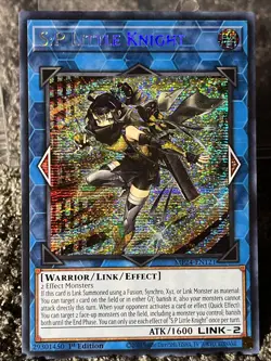 Yugioh Trading Card, Starlight Rare S:P Little Knight 1st Edition - Image 1