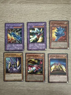 Yugioh Cards XYZ Dragon Cannon VW Tiger Set With Free Gift! - Image 1