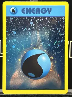 Pokemon Card - Water Energy (WotC 2002 Energize League Promo) Reverse Holo LP - Image 3