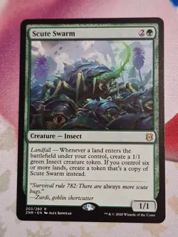 MTG Zendikar Rising - Scute Swarm rare 203/280 R - Image 1