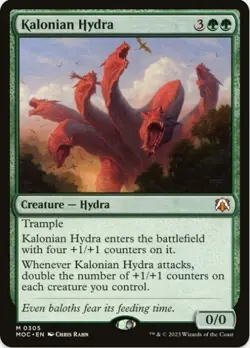 1 x Kalonian Hydra - March of the Machine: Commander - LP - MTG - Image 1