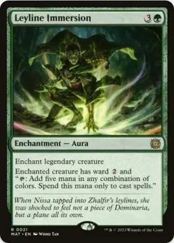 1 x Leyline Immersion - March of the Machine: Aftermath - LP - MTG - Image 1