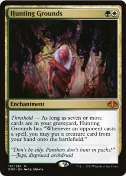 1 x Hunting Grounds - Dominaria Remastered - LP - MTG - Image 1