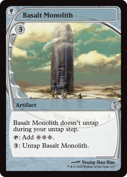 Basalt Monolith (Future Sight) #217 | NM | Mystery Booster 2 MB2 | Magic MTG - Image 1