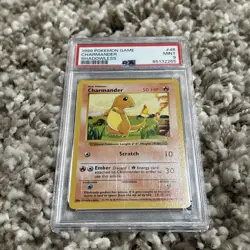 1999 Pokemon Base Set Shadowless Charmander 46/102 PSA 9 Mint - Image 3
