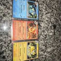 Pokemon TCG Vaporeon Jolteon Flareon SVP : Prismatic Evolutions Black Star Promo - Image 1