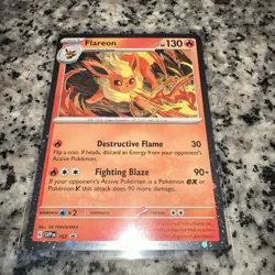 Pokemon TCG Vaporeon Jolteon Flareon SVP : Prismatic Evolutions Black Star Promo - Image 4