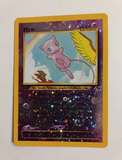 2001 Pokemon TCG Southern Islands Mew 1/18 Reverse Holo with Swirl - Image 1