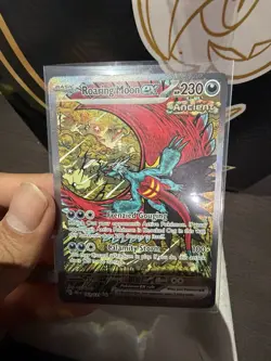 Roaring Moon EX 162/131 Prismatic Evolutions Special Illustration Rare SIR Holo - Image 3