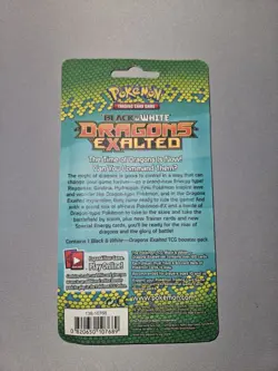 Pokemon Dragons Exalted Sealed Blister Pack Gyarados Black & White Booster Pack - Image 2