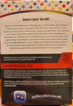 Pokemon Scarlet Violet 151 Booster Bundle 6-Pack, Factory-Sealed - Image 2