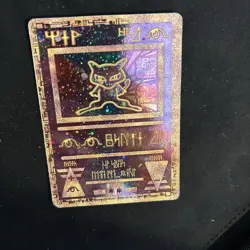 Ancient Mew Holo Movie Promo Rare LP/MP Pokemon TCG w/ Swirl - Image 3