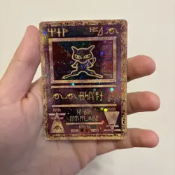 Ancient Mew Holo Movie Promo Rare LP/MP Pokemon TCG w/ Swirl - Image 5