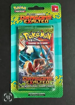 Dragons Exalted Pokemon Sealed Blister Pack Gyarados Black & White Booster Pack - Image 1
