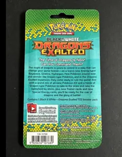 Dragons Exalted Pokemon Sealed Blister Pack Gyarados Black & White Booster Pack - Image 2