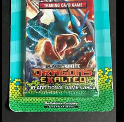 Dragons Exalted Pokemon Sealed Blister Pack Gyarados Black & White Booster Pack - Image 5