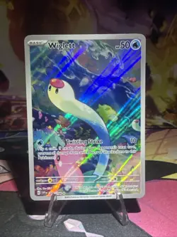 Wiglett #206 Pokemon Scarlet & Violet Base 2023 Special Illustration NM - Holo - Image 1