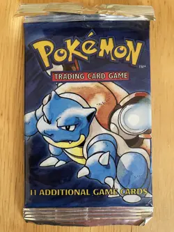POKEMON BASE SET 1999 SEALED PACK BLASTOISE ENGLISH - Image 1