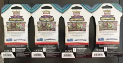 Pokemon Scarlet & Violet Twilight Masquerade Sleeved Booster Pack Art Set of 4 - Image 2