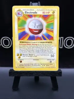 Electrode 21/102 Shadowless Base Set Regular Rare 1999 WOTC Pokemon TCG MP - Image 2