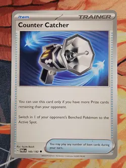 Counter Catcher 160/182 SV04: Paradox Rift Non Holo Near Mint Nm Pokemon Tcg - Image 1