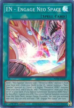YUGIOH TCG Power of the Elements - EN - Engage Neo Space POTE-EN051 - Image 1