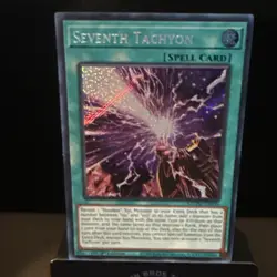 Yugioh Seventh Tachyon MZTM-EN016 Secret Rare 1st Ed NM - Image 3