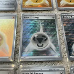 Lot of (11) Pokemon All Holo Energy Cards NM/M Sleeved Never Played TCG - Image 4