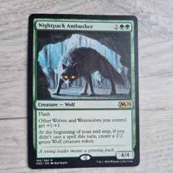 MTG Nightpack Ambusher M20 Magic The Gathering +free cards - Image 1