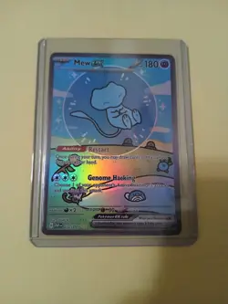 Pokemon TCG Bubble Mew EX Paldean Fates Illustration Rare Card 232/091 - Image 1