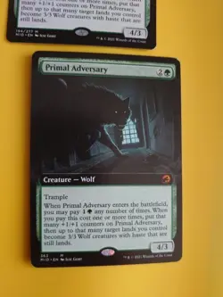 Primal Adversary x2 Mythic Werewolf MTG 2 Card. MID - Image 2