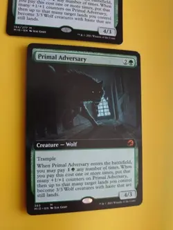 Primal Adversary x2 Mythic Werewolf MTG 2 Card. MID - Image 3