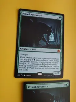 Primal Adversary x2 Mythic Werewolf MTG 2 Card. MID - Image 4