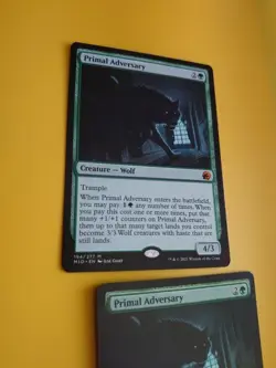 Primal Adversary x2 Mythic Werewolf MTG 2 Card. MID - Image 5