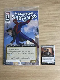 The Amazing Spider-Man NYCC 2025 Magic The Gathering Comic + MTG Promo Card NM!! - Image 2
