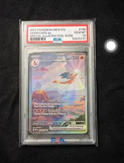 PSA 10 GEM MINT Charizard ex 201/165 Sv2a: Pokemon Card 151 Holo (Japanese) - Image 1