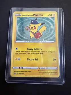 Special Delivery Pikachu SWSH074 SWSH: Sword & Shield Promo Cards Holo - Image 3