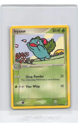 IVYSAUR 34/100 - NON-HOLO - Crystal Guardians - 2006 Pokemon Card - NM/LP - Image 1