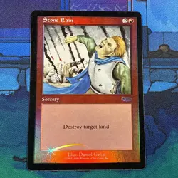 Stone Rain DCI Friday Night Magic 2000 FOIL MTG - Image 1